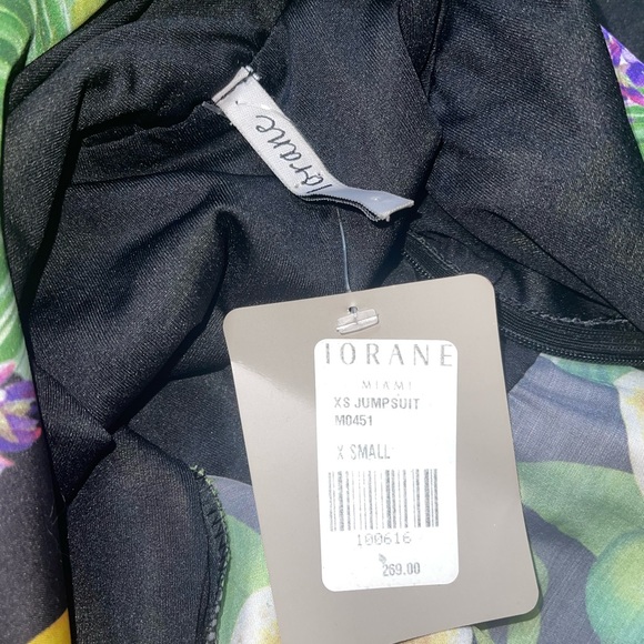 Lorane Iorane passion fruit maracuya print romper jumpsuit xs - Picture 7 of 7